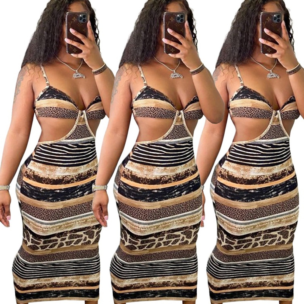 Cute animal prints dress